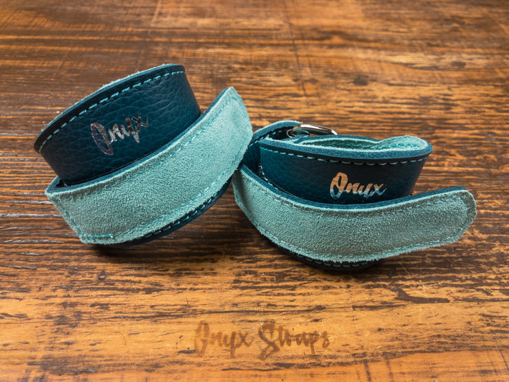 Tropical Teal High Top Wrist Wraps - FINAL SALE