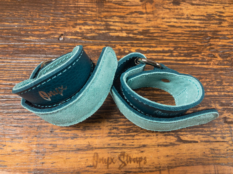 Tropical Teal High Top Wrist Wraps - FINAL SALE